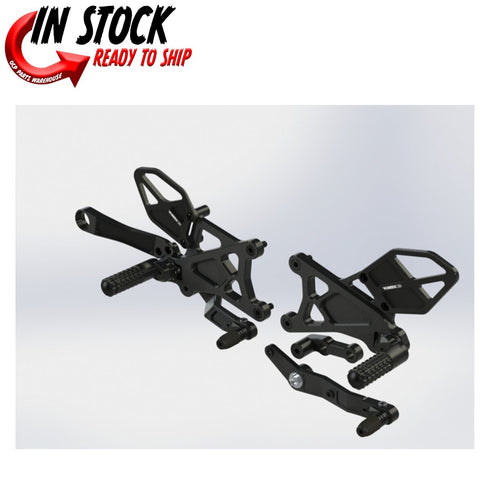 VORTEX V3 2.0 FOOTPEG REARSETS YAMAHA 2015-2023 YZF-R1 R1M / 15-18 YZF-R1S RS671